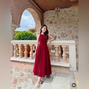 Women's Stunning Red Maxi Dress